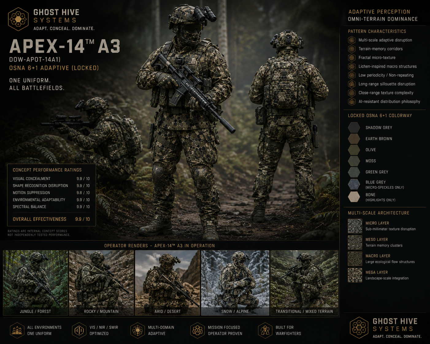 APEX-14™ A3 product specification sheet